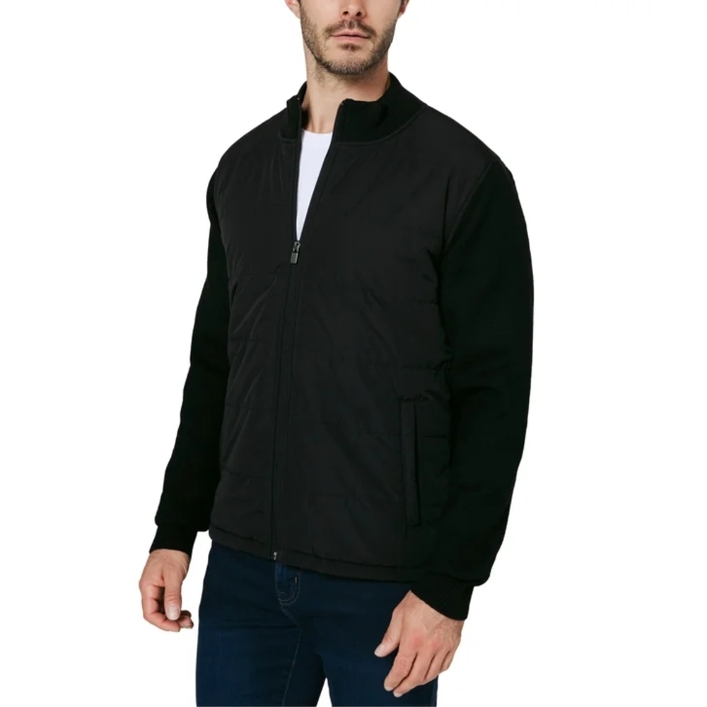 Infinity Men's Quilted Insulated Front Sweater‎ XL NWT